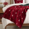 YOOCOZZ 50x60" Throw Set Winter Christmas Gift - Red - 3 of 4