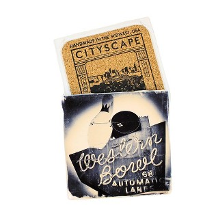 Cityscape Tiles 4.25 In Western Bowl Sport Lanes Pins Balls Coasters - 1 of 3