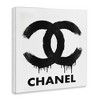 Stupell Industries Black Glam Drip Logo Canvas Wall Art - 3 of 4