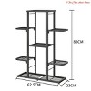 Living Room Plant Stand, 5/7 Tier Potted Plant Shelf, Anti Slip Waterproof Corner Tall Flower Holders, Multi-tier Planter Pot Holder Flower Stand - 3 of 4
