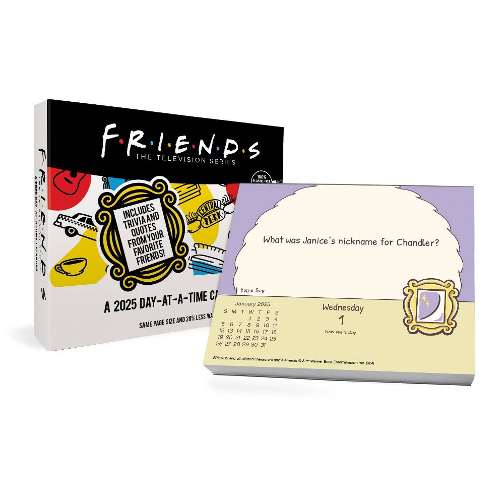 Photos - Planner Trends International  Friends Day at a Time Box Calendar 2025