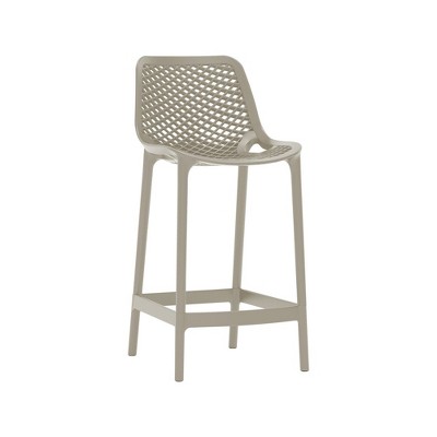 Meridian Furniture,Mykonos Outdoor Patio Stool, Set of 4