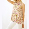Women's Floral Print Sleeveless Blouse - mystree - 2 of 4