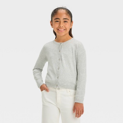 Girls' Button-Front Cardigan Sweater - Cat & Jack™