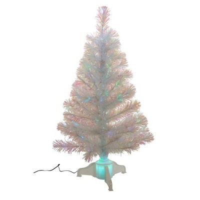 Kurt Adler 32-Inch Fiber-Optic LED Iridescent Christmas Tree