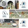 Washable Area Rug, Floral Non-Slip Non-Shedding Living Room Rug, Low Pile Stain-Resistant Throw Carpet, Foldable Printed Soft Carpet - 4 of 4