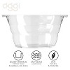 oggi Oval Party Tub: Clear Acrylic Wine Chilling Bucket, 7.93 Volume Capacity, 18.5" x 11" x 9", Hand Wash - 2 of 4