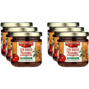 Bella Sun Luci Sun Dried Tomato Julienne Cut with Italian Herbs and Extra Virgin Olive Oil - Case of 6 - 7 oz - 1 of 2