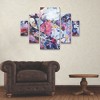 Trademark Fine Art- Kati Bujna Icy Winter Leaves 4  Panel Set Art - 3 of 3