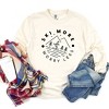 Simply Sage Market Women's Ski More Worry Less Long Sleeve Garment Dyed Graphic Tee - 2 of 2