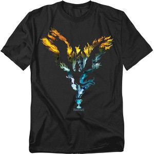 Harry Potter Goblet Of Fire Dragon Color Flames Adult T-Shirt - 1 of 3