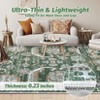 Washable Area Rug, Ultra-Thin Soft Vintage Indoor Rug for Bedroom Living Room or Dining Room, Non-Slip Throw Rug Foldable Carpet for Entry Office - 4 of 4