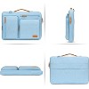 Hachikiko 360 Protective 15-15.6 Inch Laptop Shoulder Bag - Side Open Messenger Bag with 4 Zipper Pockets - 4 of 4