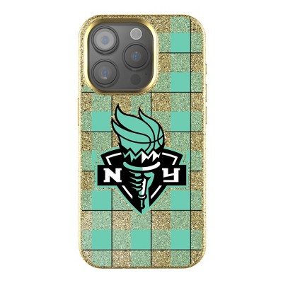 Keyscaper WNBA Plaid Bling Cell Phone Case for iPhone 15