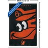 Trends International MLB Baltimore Orioles - Logo 25 Framed Wall Poster Prints - 3 of 4