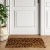 Daffodil Leopard Print Woven Rug - Threshold™ - 2 of 4