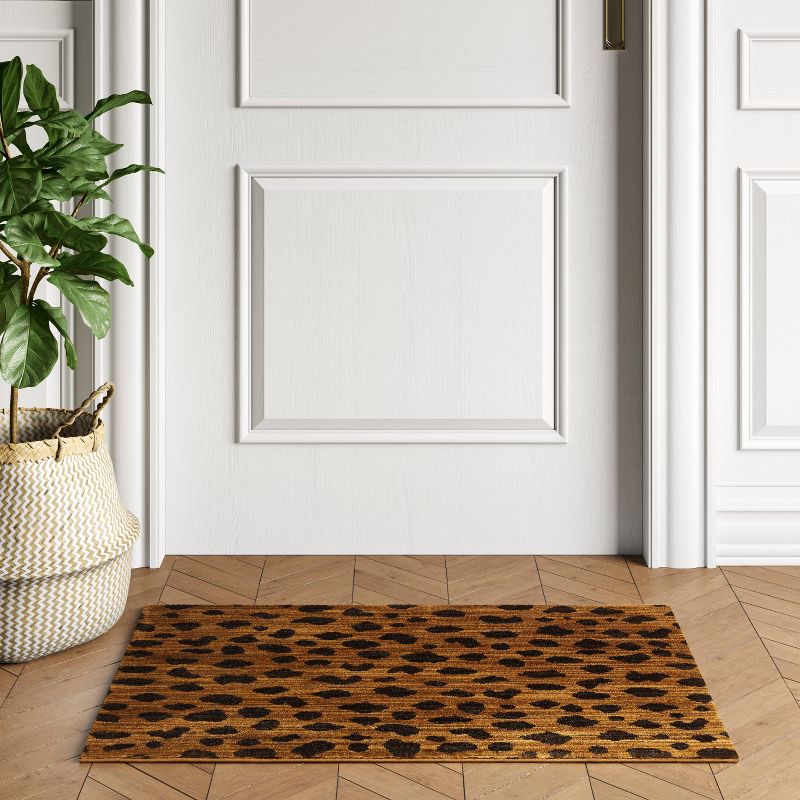 Daffodil Leopard Print Woven Rug - Threshold™, 3 of 20