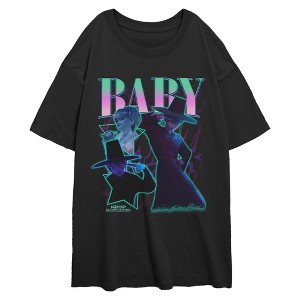 Juniors KPop Demon Hunters Baby Saja Idol Collage T Shirt - 1 of 4