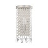 Livex Lighting Elizabeth 1 - Light Wall Light in  Brushed Nickel - 2 of 4
