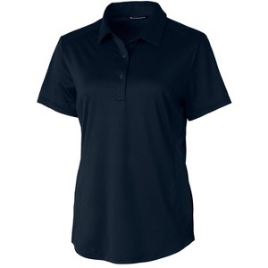 Cutter & Buck Prospect Textured Stretch Womens Short Sleeve Polo Shirt - 1 of 2