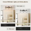 Crystal Bathroom Vanity Light， Modern Bathroom Vanity Light Fixtures Over Mirror Modern Crystal Vanity Lighting - 3 of 4
