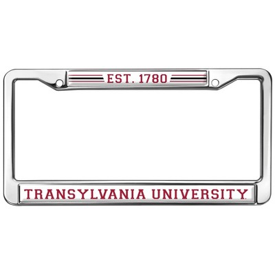Transylvania University Full Size Standard License Plate Metal Frame