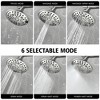 SUMERAIN Dual Shower Head Combo for Couples, 6 Spray Settings, 16-inch shower arm , Brushed Nickel - 3 of 4