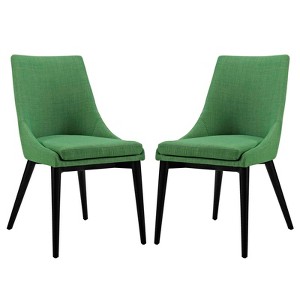 ModwayViscount Dining Side Chair Fabric Set of 2 - 1 of 4