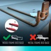 Signature Life Freedom Click Extendable Bed Rail for Adjustable Beds, Champagne Gold - 4 of 4
