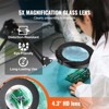 VEVOR Magnifying Floor Lamp, 5X Standing Magnifying Glass with Light - 3 of 4