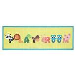 Educational Kids Cotton Rug for Playrooms, Kids Rooms, Classrooms