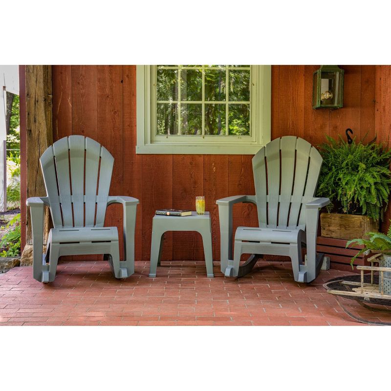 Stack Patio Rocking Chair - Gray - Adams Manufacturing, 2 of 4
