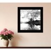 HomeRoots Lakeside Pines Black Framed Print Wall Art - 2 of 4