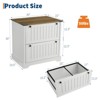 Two Drawer Filing Cabinets, Decorative Farmhouse File Cabinet with Letter/A4/Legal Files, Printer Stand - 3 of 4