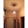Claxy Bronze, Industrial, Glass Dome Kitchen Pendant Light Fixture - 4 of 4