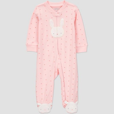 Image of Carter's Just One You® Baby Girls' Easter Endcap Geo Bunny Sleep N' Play - Pink Newborn