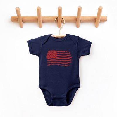 The Juniper Shop USA Flag Baby Bodysuit