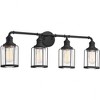 Quoizel Lighting Ludlow 4 - Light Vanity in  Earth Black - 3 of 4