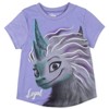 Disney Vampirina Raya and the Last Dragon Princess Lion King Winnie the Pooh Sisu Simba Girls T-Shirt and Leggings Outfit Set Little Kid to Big Kid - 3 of 4