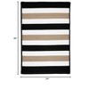 Colonial Mills Portico Braided Rug, Sharp Black 2'x4', Rectangle Shape - 2 of 2