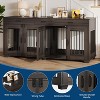homfan Dog Crate for 2 Dogs, 71'' XXL Indoor Dog Kennel with 3 Drawers and Removable Room Divider - 4 of 4