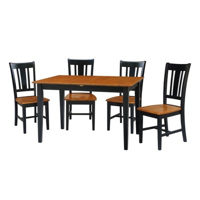 target black kitchen chairs