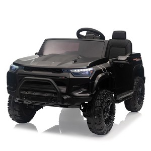 24V 2-Seater Kids Ride On Truck Electric Car, Battery Powered Ride On Toy with Remote Control, Handle, Battery Display, Trunk - 1 of 4