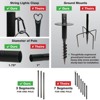 Excello Global Products V2 Light Pole 4 Pack (Yard Mount) - 2 of 4