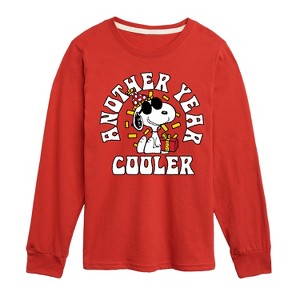 Boys' - Peanuts - Snoopy and Friends Birthday Long Sleeve Graphic T-Shirt - 1 of 4