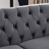CAVINAS Sectional Sofa, Modern Memory Foam Couch, Chair Bed Sleeper with Roll-up Armrests for Adults for Living Room, Bedroom - 4 of 4