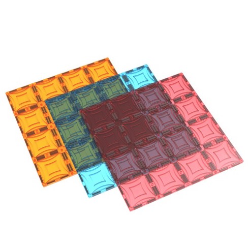 Mag-Genius Award Winning Building Magnet Tiles Blocks Clear Colors 3D Brain