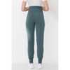 Hello Miz Women's Casual Over The Belly Maternity Joggers - 4 of 4