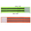Unique Bargains Wrist Reflective Bands Tape Straps Bracelet Green Orange 4 Pcs - 4 of 4