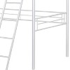Sapphtopaz Twin Size Loft Bed with High Under Bed Space, Metal Bed Frame with Ladder & Safety Guardrail, Space-Saving Bunk Bed for Adults&Teen - 4 of 4
